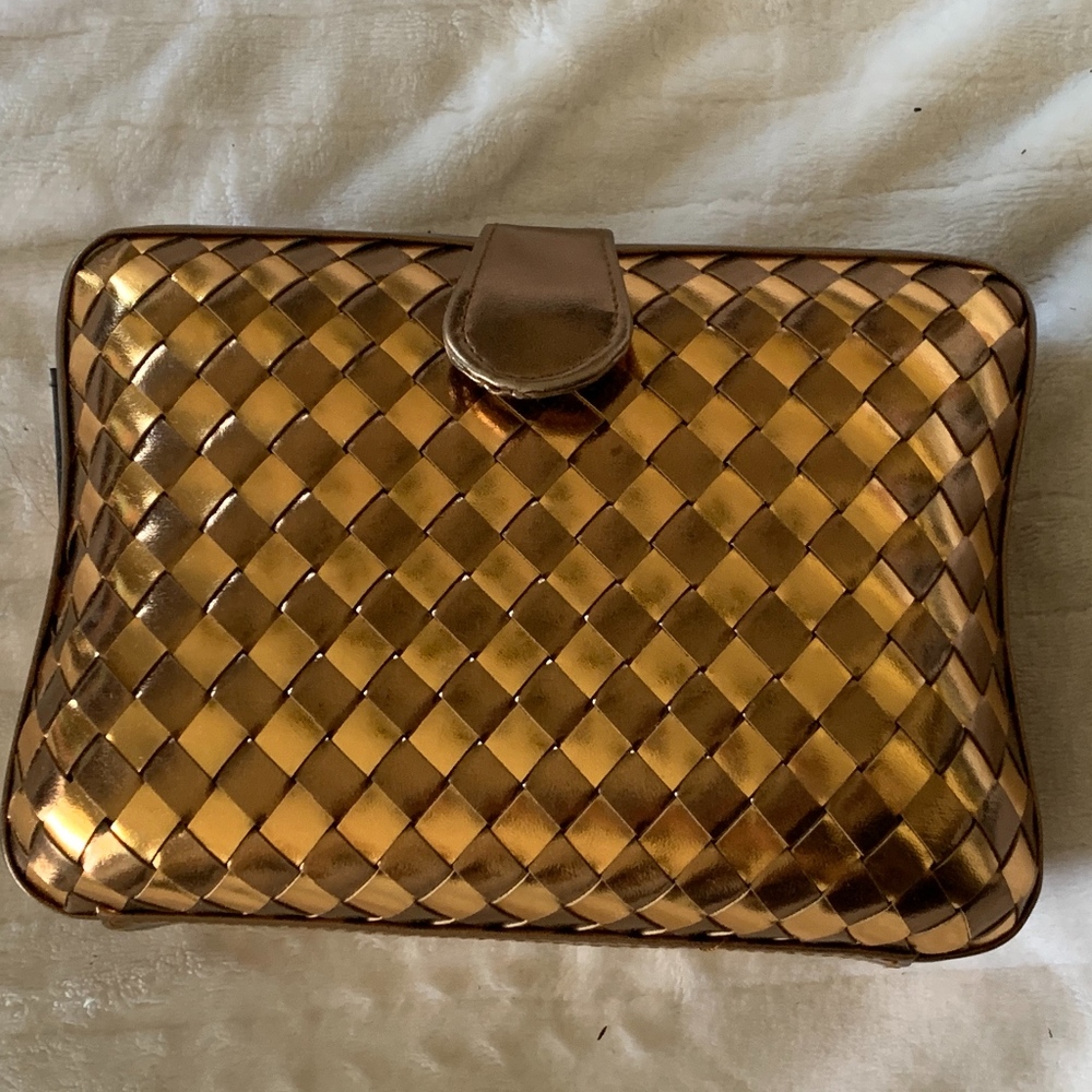 Another Y & S Original Gold Bronze Leather Bag new